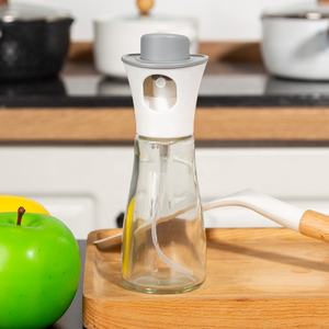 Gloway cuisine 180ml verre sans plomb scellé anti-poussière récipient d'huile d'<span class=keywords><strong>olive</strong></span> bouton de pente bouteille de pulvérisation d'huile - Product Image 2