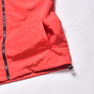 Chaqueta de lluvia con capucha y cremallera para hombre personalizada de alta calidad al por mayor impermeable a prueba de viento transpirable informal para invierno - Product Image 5