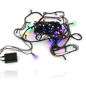 100 LED RGB esagono bolla luci 95m 110V filo nero all'ingrosso alla rinfusa illuminazione decorativa per le vacanze - Product Image 1