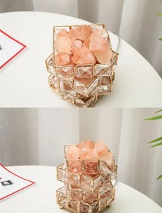 หิมาลายันแก้วคริสตัลธรรมชาติโคมไฟเกลือสีขาวอบอุ่นแกะสลักด้วยมือฮวงจุ้ยไฟกลางคืนของตกแต่งบ้านอากาศบริสุทธิ์ปลั๊กปล่อย - Product Image 6