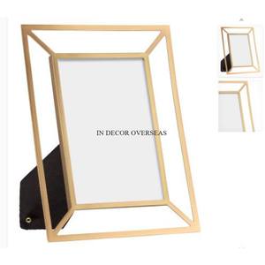 Modern Creative Art Designer High Grade Gold Plated Premium Quality Metal Made Photo <b>Frame</b> <b>For</b> Memorable Photo Display Supplies - Product Image 6