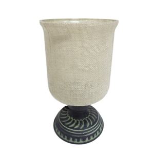 Bougeoir en argent moderne fait à la main en verre et fer de luxe pour la décoration intérieure et Noël Décoration de maison de Noël exclusive - Product Image 1