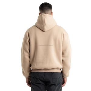 Sudadera con Capucha Extra Grande de Alta Calidad para Hombre, Estilo Hip Hop Informal, 100% Algodón, Sudadera de Forro Polar para Hombre - Product Image 2