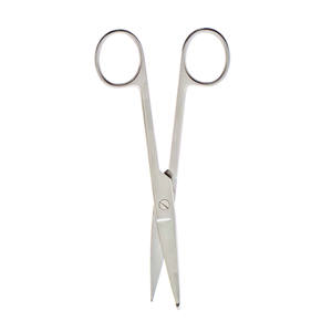 Tijeras Quirúrgicas Manuales Rectas y Afiladas, Pinzas de Acero Inoxidable de Un Solo Uso en Empaque Estéril, Tijeras para Vendajes KNOWLES - Product Image 6