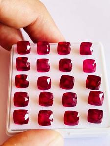 Cojín de calidad AAA, piedras preciosas de rubí Natural tratadas con calor, piezas de belleza únicas para la fabricación de joyas, Color rojo IGI certificado - Product Image 2