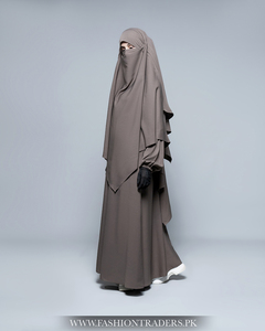 Premium Export Quality Abaya With Khimar Islamic Clothing Muslim Women Offering Breathable <b>100</b>% Polyester Fabric Full Coverage - Product Image 6
