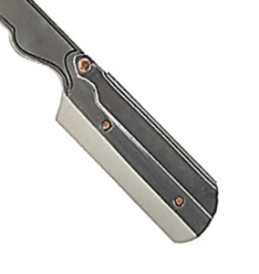 Maquinillas de afeitar profesionales de acero inoxidable con acabado satinado para hombres, maquinillas de afeitar para peluquero - Product Image 2