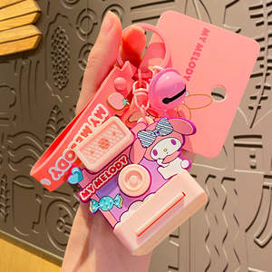 Porte-clés autocollant en acrylique SnapCartoon, style dessin animé, avec photos flash et pop-up pour cadeaux promotionnels ! - Product Image 6