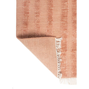 Alfombra de Lana Anudada a Mano Zuri, Rojo Naranja AKWL-1962, Estilo Kilim para el Hogar, Abstracta, para Entrada, Sala de Estar, Pasillo, Rectangular de 9x12 - Product Image 5