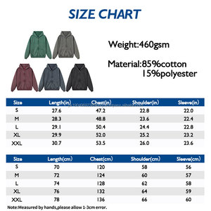New Arrival Wholesale 460GSM Men's Hooded Hoodies and Sweatpants Acid Wash Fleece Retro <b>Zipper</b> Hoodies Hoodie Sets for Men - Product Image 3