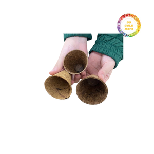 Pot de coco fait main pour la culture et l'utilisation commerciale avec la fibre de noix de coco - Product Image 2