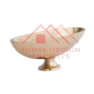 Florero metálico de aluminio con forma de barco para decoración de flores y plantas, jarrones decorativos de lujo para el hogar y el jardín, diseño clásico - Product Image 2