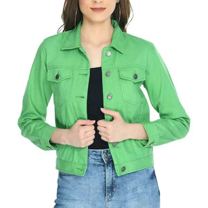 Veste en jean pour femme surdimensionnée, sur mesure, best-seller, dernier design, prix abordable - Product Image 1