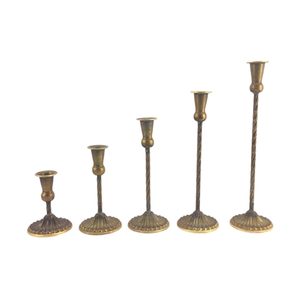 ROSHAN HANDICRAFTS High Quality Gold-Plated Metal Candlestick Holder Classic Design Handmade Eco-Friendly Customized Shape <b>Table</b> - Product Image 4