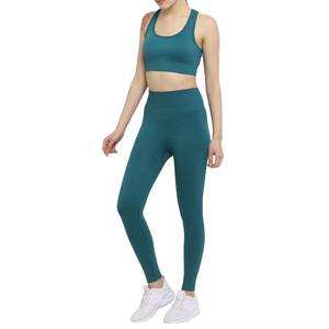 Conjunto Deportivo Sin Costuras para Mujer, Leggings de Cintura Alta y Sujetador de Soporte Medio, Fabricante de Impresión de Logotipo Personalizado y Diferentes Diseños - Product Image 2