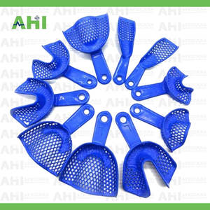 Plateaux d'empreinte dentaire jetables 74 inférieurs 58 supérieurs en plastique jetable - Product Image 5