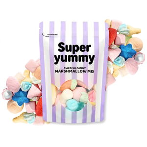 Dulces de Malvavisco al Estilo Sueco Personalizados al por Mayor, Sabores de Helado, Dulces de Goma Sin Gelatina, Fábrica de Origen OEM - Product Image 1