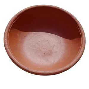 Tazón de Vajilla de Terracota de Arcilla Roja Natural Hecho a Mano, Tazón de Lujo de Estilo Americano Ecológico, Tazón Redondo para Servir en el Hogar - Product Image 5