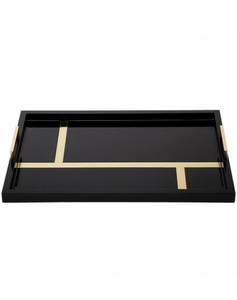 Plateau de service de petit déjeuner en bois d'acacia rectangulaire massif de haute qualité de luxe pour hôtel restaurant maison avec la meilleure qualité - Product Image 6