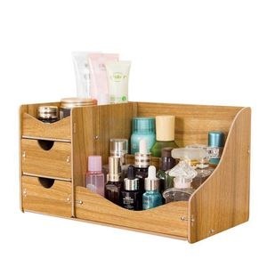 Organizador de Cosméticos de Madera Maciza |   Diseño Personalizable |   Venta al por Mayor de Fábrica - Product Image 2