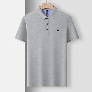 Men's Casual Fashion Breathable Polo Shirt Comfortable Embroidered <b>Top</b> for Business And <b>Leisure</b> - Product Image 5