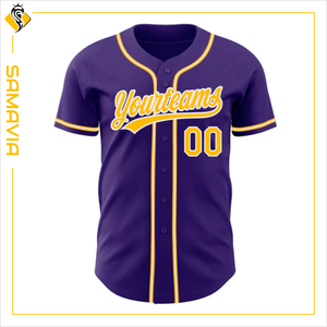 SAMAVIA Personnalisable USA Athletes Pro Performance Baseball Jersey Conception respirante sur mesure pour une conception optimale - Product Image 2