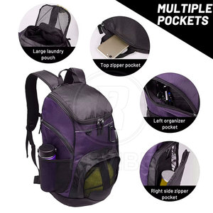 Premium Quality Basketball <b>Backpack</b> Waterproof Basketball <b>Backpack</b> Strong Stitch Basketball <b>Backpack</b> For Sports - Product Image 3