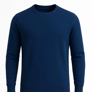 Pull-over à col en O pour hommes, coupe ajustée, manches longues, doux et confortable, vêtements d'hiver, épaisseur fine, vente en gros FOB Bangladesh - Product Image 1
