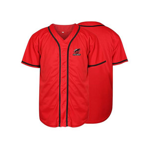 Vente directe d'usine, maillot de baseball à manches courtes, nouveau style, vêtements de sport pour hommes, maillot de baseball - Product Image 1