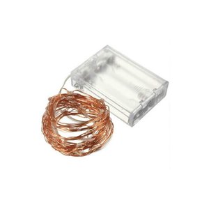 Fissata RGB LED filo di rame 5 metri 50 LED IP67 cielo stellato per feste decorazioni di nozze- - Product Image 1