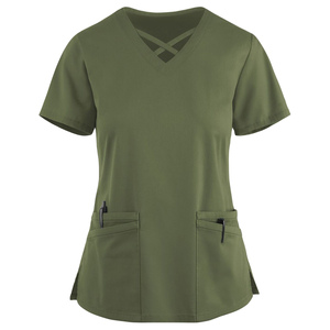 Conjuntos de Uniformes Médicos con Logotipo Personalizado, Uniformes de Enfermera y Doctor de Hospital, Tela Antiestática al por Mayor, Traje de Dos Piezas, Conjuntos de Uniformes Elásticos - Product Image 4