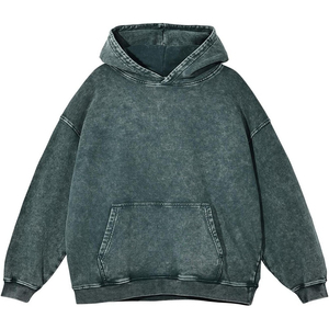 Top Qualité Élégant Lavage À L'Acide Hoodies Hommes Nouveau Design Lavage À L'Acide À Capuche Hommes En Gros Streetwear Hoodies Hommes - Product Image 1