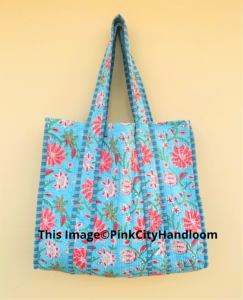 Sac à main pour femme, imprimé à la main, sac à bandoulière matelassé en coton, sacs de shopping à bandoulière avec fermeture éclair, meilleure qualité - Product Image 2