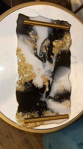 Resin <b>Decorative</b> Tray in Multiple Colors Rectangle Home <b>Decor</b> Resin Tray High Quality - Product Image 4