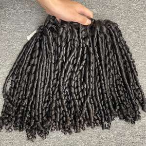 วิกผมต่อผมมนุษย์สีดำธรรมชาติขนาด10-30นิ้วสำหรับพิกซี่ผมหยิกแบบดิบจากเวียดนาม - Product Image 2