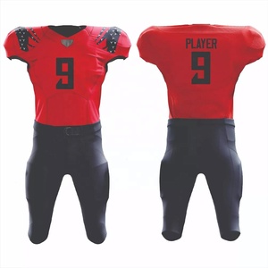 Uniformes de sublimación digital de fútbol americano personalizados, conjunto de pantalones y Jersey, uniformes de fútbol con bandera de equipo deportivo sublimado - Product Image 1