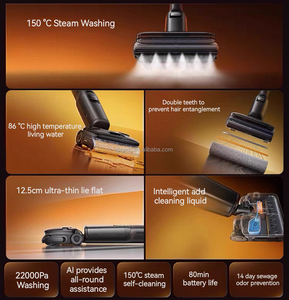 2025 TINECO aspirateur à <span class=keywords><strong>vapeur</strong></span> électrique <span class=keywords><strong>sans</strong></span> <span class=keywords><strong>fil</strong></span> à main humide/sec avec autonettoyant pour un usage domestique - Product Image 6