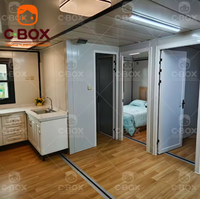 Haute Qualité Grand Meilleur Conteneur Plat Pack Salon Chambres à Coucher Maison Préfabriquée Maison Moderne