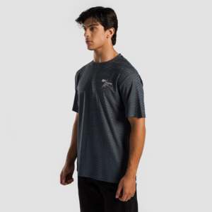 Camiseta Deportiva 21 Rapid 100% Poliéster, Color Gris Sólido, Tejido de Punto, Impresión por Sublimación, Modelo Comprimido - Product Image 3