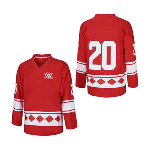 Maillot de hockey sur Offre Spéciale respirant pour adulte Le plus populaire conçoit votre propre maillot de hockey sur glace Logo - Product Image 1