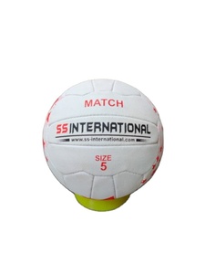 Premium Quality Hand Stitched Official <b>Match</b> Netball Trendy Designs Leather and PU Netball Style Baseball Ball - Product Image 3