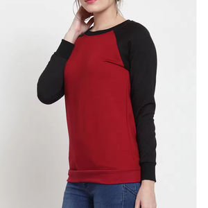 Sweat à capuche à séchage rapide 100% coton pour femmes les plus vendues de l'usine directe hiver utilisation en extérieur couleurs personnalisées tailles Design sans capuche - Product Image 4