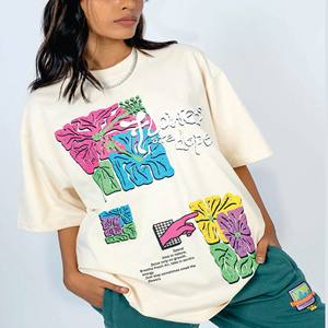 Camiseta holgada de gran tamaño con estampado de calle de cultura Hip Hop de verano para hombre, manga corta de algodón 100% - Product Image 5