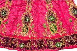 Impresionante bohemio adornado Maxi vestido mano con cuentas noche oro bordado Kaftan lentejuelas espalda con hermoso bordado - Product Image 3