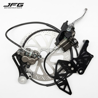 Kit de frein hydraulique à double étrier JFG CNC 240 mm avec disque de frein pour Sur Ron Ultra Bee Light Bee LBX E Bike Mod Parts