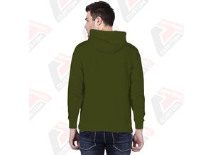 Unisex Heavyweight Winter Regular <b>Hoodie</b> High Quality Custom Embroidered Logo <b>Lined</b> Design Dye Knitted <b>Men</b> Regular Fit - Product Image 5