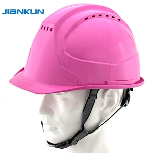 Casco <span class=keywords><strong>de</strong></span> <span class=keywords><strong>Seguridad</strong></span> Industrial con Sistema <span class=keywords><strong>de</strong></span> Frenado Antibloqueo, Certificado CE EN397, Ventilado, con Protector Facial Espectacular, Marca JIANKUN, Modelo JK-ND019 - Product Image 1