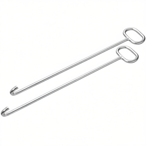 HRKE 800 mm Galvanized Manhole Cover Lifter with U-<b>Hook</b> <b>Garden</b> Supplies - Product Image 3