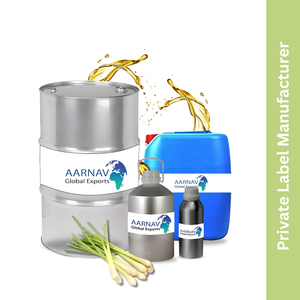 Huile de citronnelle indienne 100% biologique, huile essentielle pure, certifiée GMP, distillée à la vapeur, soulagement des infections respiratoires, aromathérapie - Product Image 2