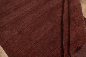 Tapis Gabbeh en laine rouge foncé tissé à la main, style tribal persan, tapis d'intérieur pour salon, chambre à coucher, décoration moderne de la maison - Product Image 6